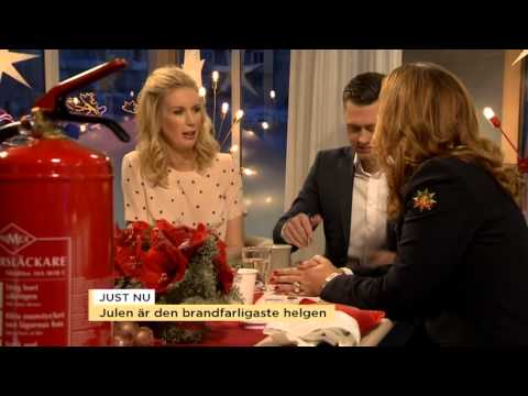 Så firar du brandsäkert nyår - Nyhetsmorgon (TV4)