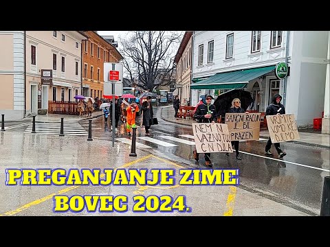TERANJE ZIME iz SLOVENIJU PREGANJANJE ZIME Bovec 2024 direkšn sa ulica #bovec #2024 #maškare