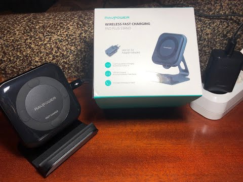 RAVPower RP-PC070 10W belaidis įkroviklis su laikikliu (EU) Juodas neprisijungęs video