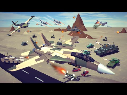 Air vs Ground Combat #18 | Besiege