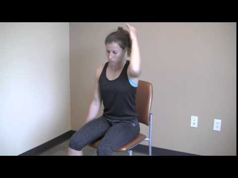 Seated Levator Scapulae Stretch