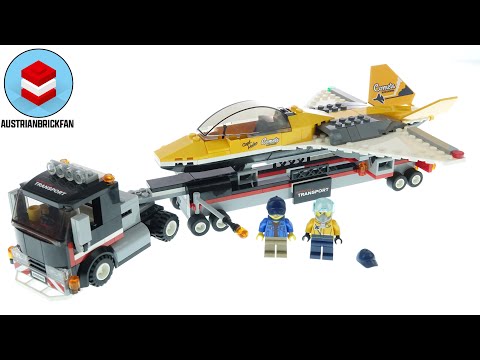Конструктор LEGO City Great Vehicles «Транспортировка самолёта на авиашоу» 60289 / 281 деталь