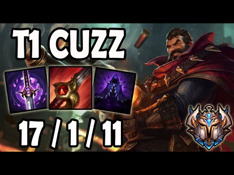 T1 Cuzz GRAVES vs ELISE Jungle - Korea Ranked