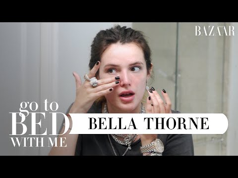 Bella Thorne's All-Natural, DIY Nighttime Skincare Routine | Go To Bed With Me | Harper's BAZAAR