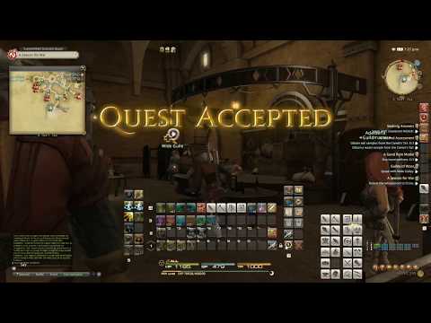 Level 45 Miner Job Quest Final Fantasy XIV ARR