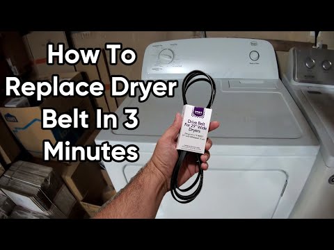 Easy Belt Replacement on Roper Whirlpool Front Load Dryer