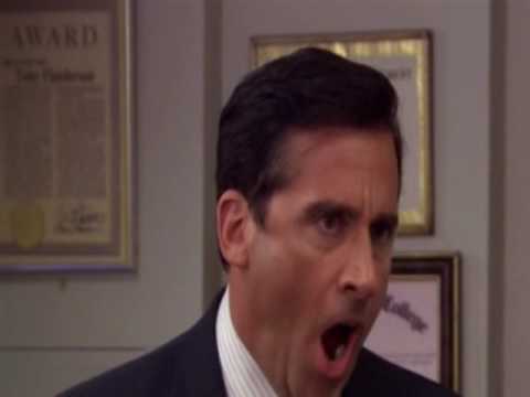 Michael Scott reaction when Toby Returns. The Office