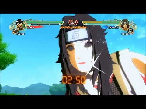 Naruto Ultimate Ninja Storm Legacy Trilogy PC MOD 60 FPS   All Guy Ougi Character Swap 1080p