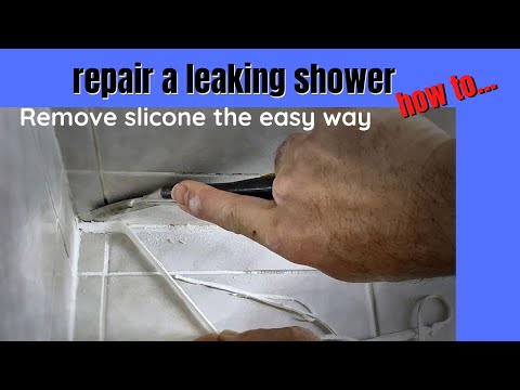 How to remove silicone from shower bathroom tiles -...