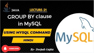 21.MySQL | What is GROUP BY in MySQL | How to use GROUP BY | GROUP BY in MySQL in hindi #mysql