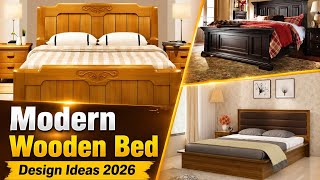 Modern Wooden Bed Design Ideas 2026 | Bedroom Design Ideas for | Stylish and a Wooden Bed Design 