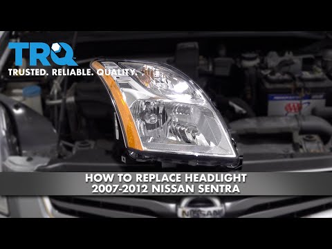 How To Replace Headlights 2007-2012 Nissan Sentra