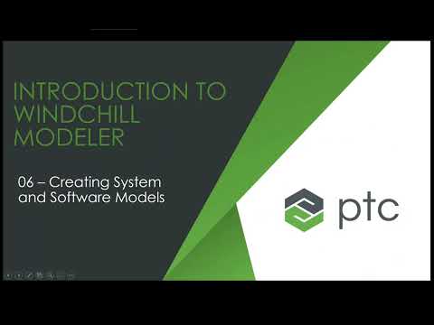 Introduction to Windchill Modeler 06 - Creating System and Software Models