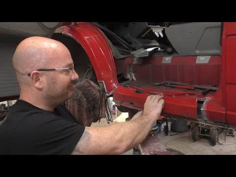 Aus kleinem Roststellen wurde ein Desaster - VW T4 Bus Schweller Einstieg Radlauf