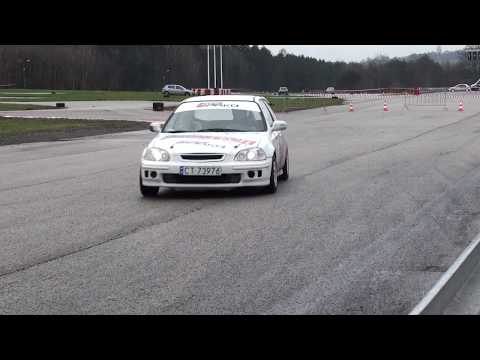 Czerwonka Przemysław - Honda Civic - SuperOES " Super Barbórka 2017" Tor Kielce 09-12-2017