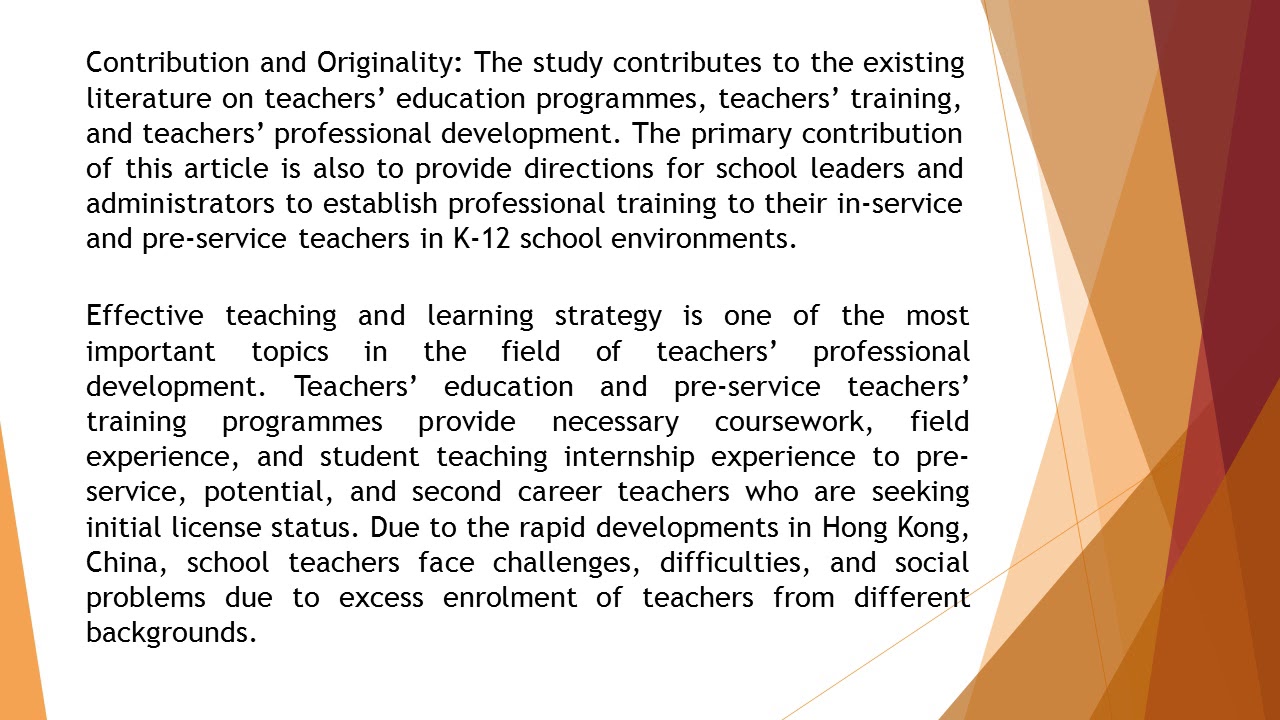 Pre Service Teachers Professional Development through Four Step Problem Solving Model A Seminar Meth