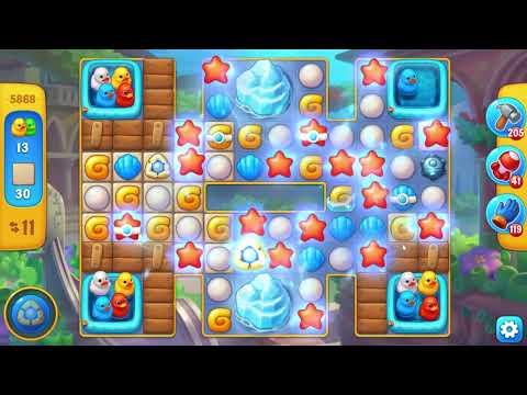 Fishdom 5868 Level - 17 moves - NO BooSTERS