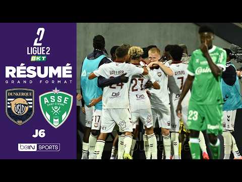 Résumé : Avec 2 BANGERS, Saint-Étienne CHUTE pour la PREMIÈRE FOIS de la saison à Dunkerque