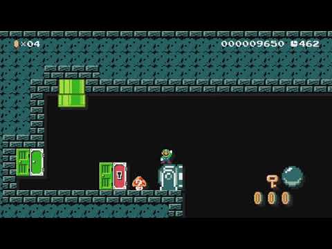 Knock-Knock Mansion by Lunchbox - Super Mario Maker - No Commentary 1br