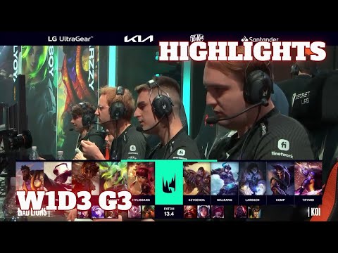 MAD vs KOI - Highlights | Week 1 Day 3 LEC Spring 2023 | Mad Lions vs KOI