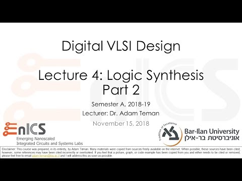 DVD - Lecture 4: Logic Synthesis - Part II