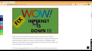 Is WOW Internet Outage Right Now