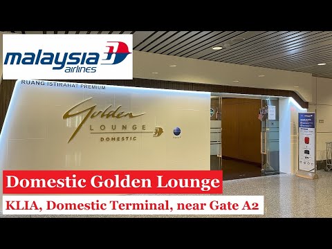 Malaysia Airlines Domestic Golden Lounge - KLIA, Terminal 1, próximo ao Portão A2