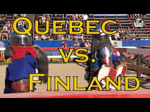 Finland vs. Québec, Women 3 vs. 3, Buhurt Fight