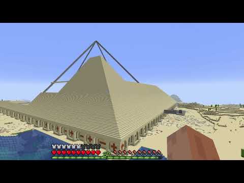 (minecraft 1.15.2) building a futuristic pyramid ep 1