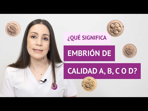 Calidad embrionaria para transferir o vitrificar embriones