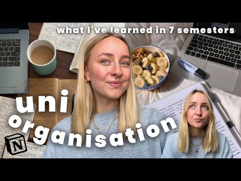 Proper university organization during your studies, how to work productively? Time management & s...