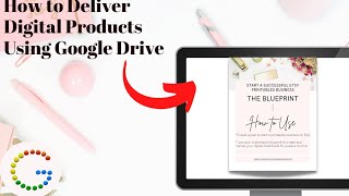 Deliver Digital Products to Customers on Etsy |Use Google Drive to Send Files(Non-Editable Products)