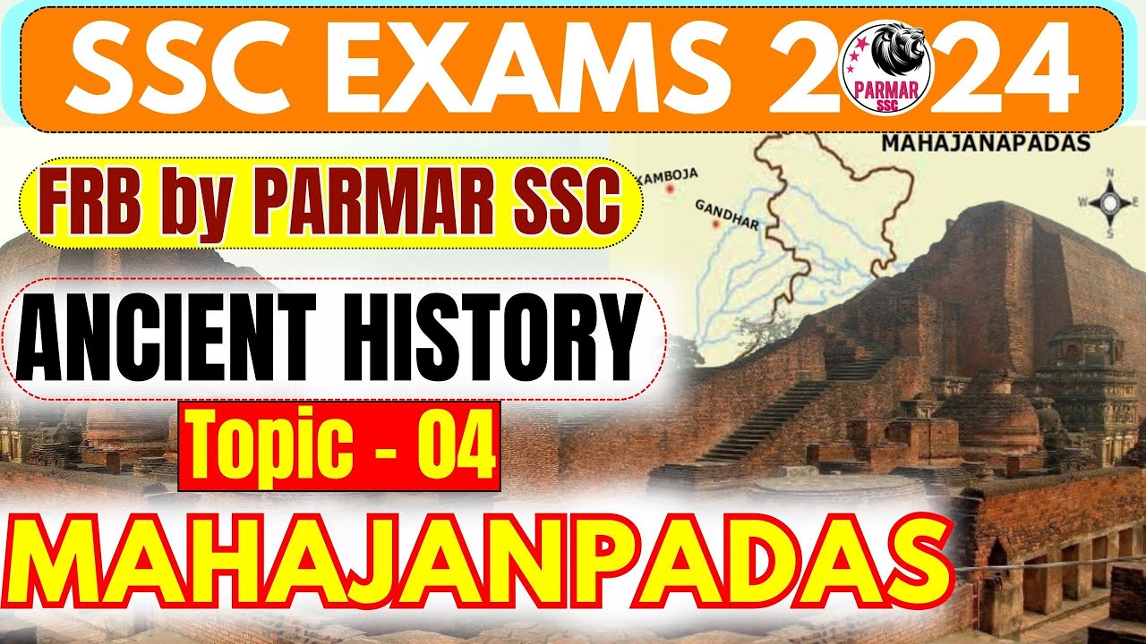 HISTORY FOR SSC 2024 | MAHAJANPADS | FRB | PARMAR SSC