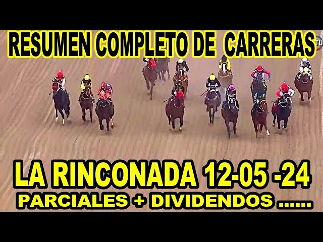 RESUMEN MAS COMPLETO DE CARRERAS HIPICAS 12-05-24 LA RINCONADA