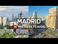 🙋🏻‍♂️ avoid 16 MISTAKES 🚫 when you visit MADRID 🇪🇸 #090