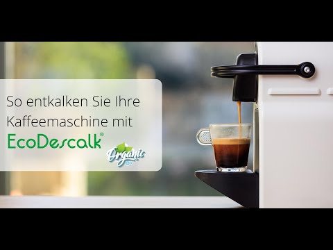 Entkalken Sie Ihre Kaffeemaschine | EcoDescalk Pulver-Entkalker