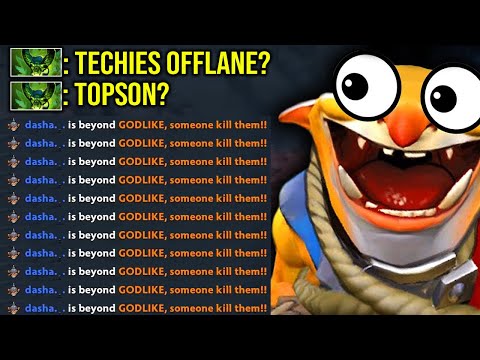 Nobody Pick techies POS3 in 7.31? WTF techies offlane toying everyone!!