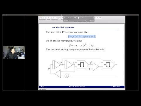 Vortrag zum Thema Analogrechnen bei Mensa