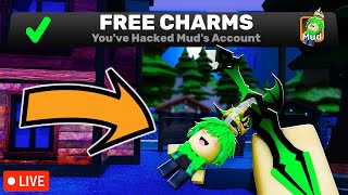 🔴FREE MUD CHARMS... (Roblox Rivals Live)