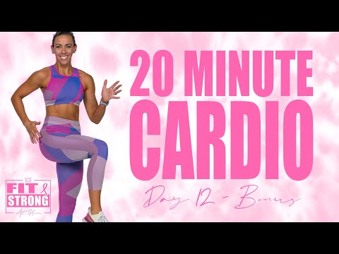 20 Minute Cardio Workout | Fit & Strong At Home - Day 12 Bonus