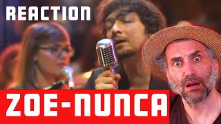 Zoé - Nunca (MTV Unplugged) Italian  singer reaction