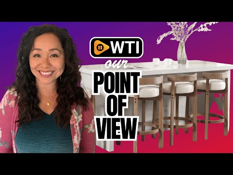 LukeAlon Mid Century Linen Counter Stools Set of 4 - WTI product video review