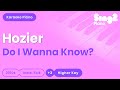 Hozier Do I Wanna Know Higher Key Piano Karaoke