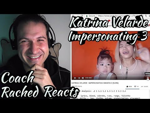Vocal Coach Reaction + Analysis + So Accurate! - Katrina Velarde - Impersonating Singers 3