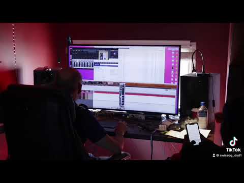 Swiss OG In The Studio Working On New Production With Jeff McCulloch #engineer #beat #production