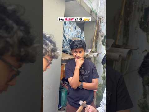 First time working be like😂😂 #reels #funny #comedy