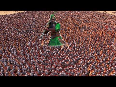 General Guan Yu's Epic Battle 1 vs 20,000 Roman Soldiers - Ultimate Epic Battle Simulator 2