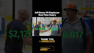 Jeff Bezos Vs Employee Real Time Salary #jeffbezos #motivation #billionaire #mindset