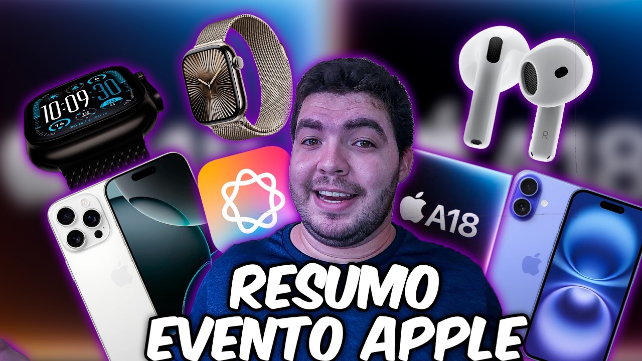 Conhecendo os novos LANÇAMENTOS no evento da Apple -2024- (Cantieri)