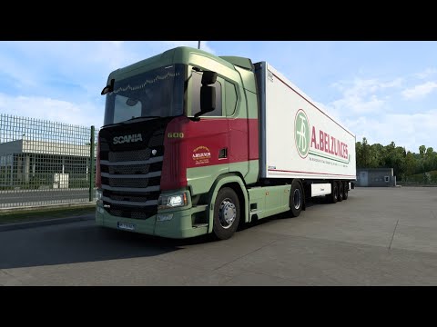 Scania S / Bourges 🇫🇷 ➡️ Limoges 🇫🇷 /  A. Belzunces Transportes / ets2